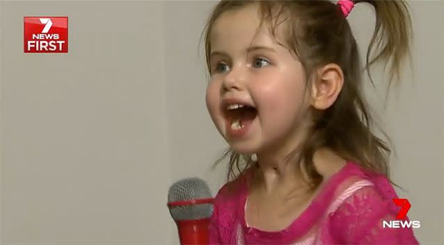 Alliyah Broadby is one Adele's biggest fans. Source: 7 News