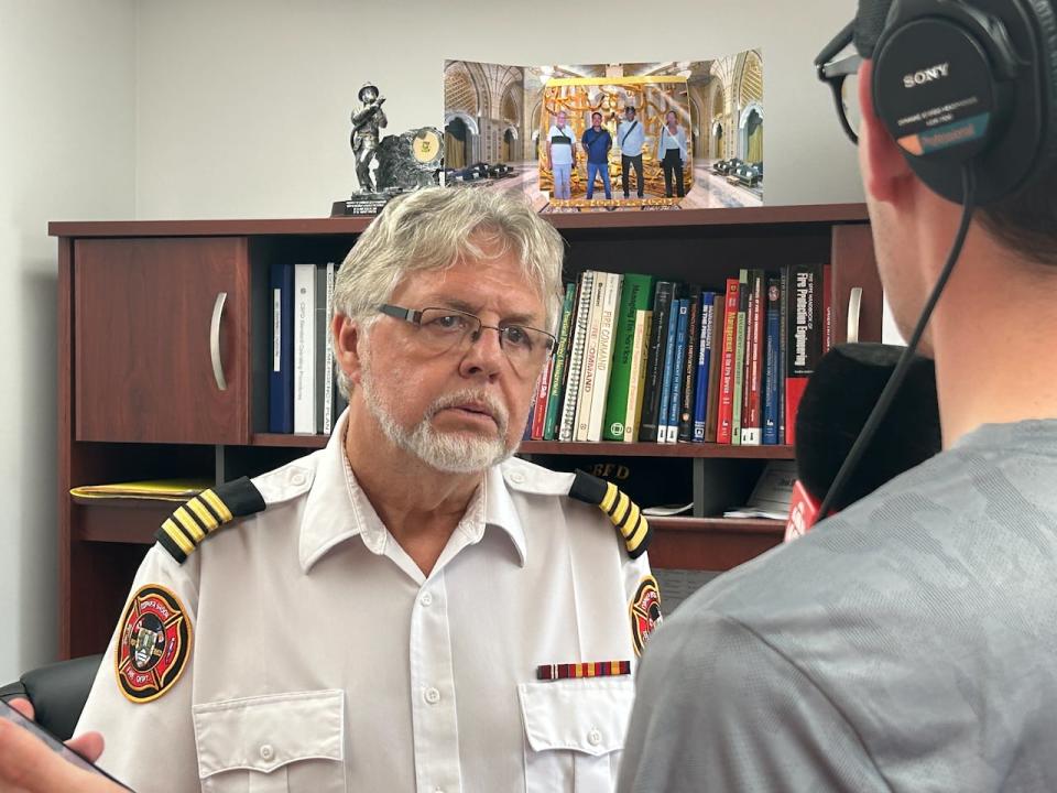 Derek Simmons is the deputy fire chief of the Corner Brook Fire Department.