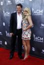 James Watson and singer Jamie Lynn Spears arrive at the 49th Annual Academy of Country Music Awards in Las Vegas, Nevada April 6, 2014. REUTERS/Steve Marcus (UNITED STATES - Tags: ENTERTAINMENT)(ACMARRIVALS)