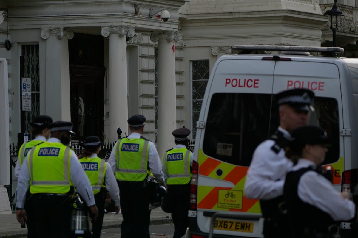 Britain Iran Protest (Copyright 2022 The Associated Press. All rights reserved)