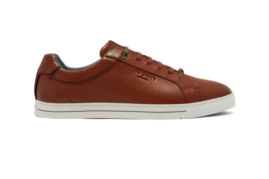 Ted Baker ‘Thawne’ Burnished Leather Sneakers