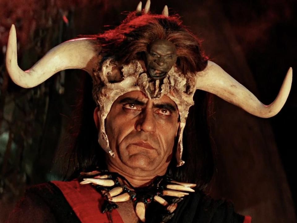 Amrish Puri as Mola Ram in "Indiana Jones and the Temple of Doom."