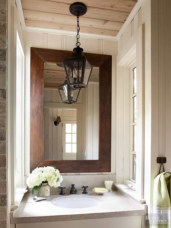 Rural references, rustic patinas, and classic details create fetching farmhouse bathrooms that stylishly tap into country comforts. These farmhouse bathroom designs smartly illustrate how you can combine new, vintage, and modern-revival items to fashion a timeless look.