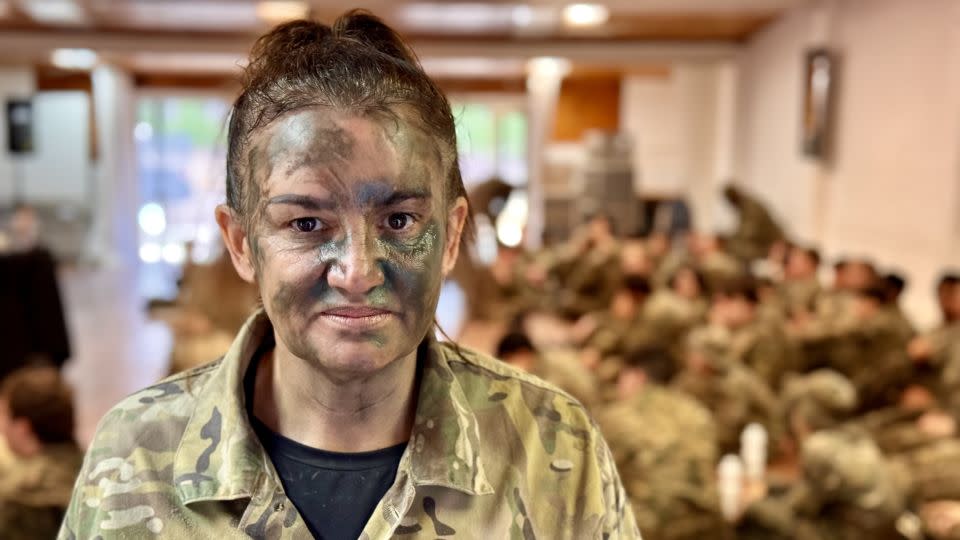 With her message to Musk, Australian Senator Jacqui Lambie posted an image of herself in army fatigues taken at a Veteran Mentors' Junior Leadership camp in January. - Senator Jacqui Lambie/Facebook