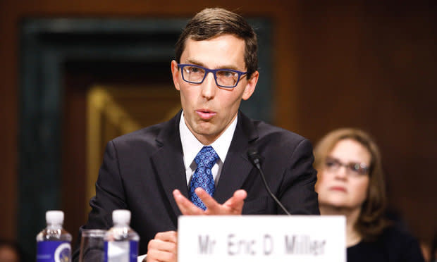 Eric Miller, a nominee to a lifetime seat on a U.S. circuit court, has built a career out of fighting tribal protections. Guess he won't face any questions about that! (Photo: ALM Media)