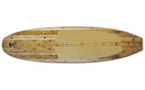<p>Tidal Roots makes 100 percent of its stand-up paddle boards in New England. This hand-build cedar board, the Sun Rise, is the smallest one the company offers and is easiest to maneuver.</p> <p><strong>To buy:</strong> <a rel="nofollow noopener" href="https://tidalroots.com/boardroom/" target="_blank" data-ylk="slk:tidalroots.com;elm:context_link;itc:0;sec:content-canvas" class="link ">tidalroots.com</a>; $3,000</p>