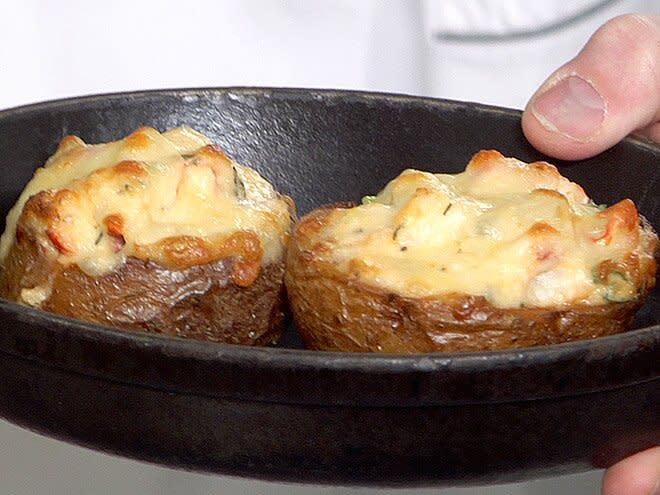 MARC MURPHY'S TWICE-BAKED LOBSTER-STUFFED POTATOES