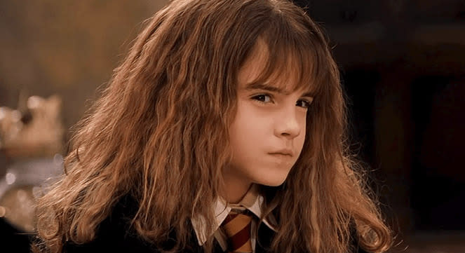  Hermione Granger, Harry Potter series by J K Rowling - Who could forget Hermione? As well as teaching us not to pronounce that name as ‘her-mee-on’, she let us know from a young age that being a ‘know-it-all’ isn’t such a bad thing. She starts off by annoying her peers with her encyclopedic knowledge, but by the end, her wit and intelligence saves the day.