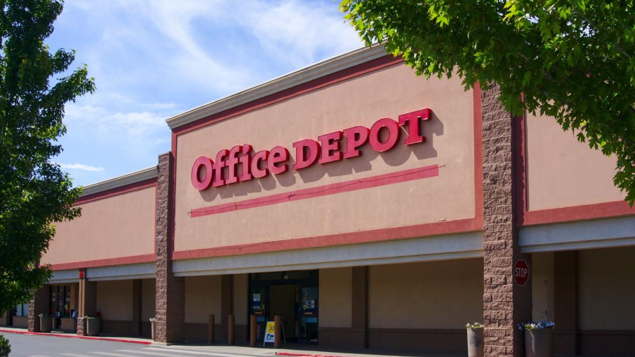 Office Depot in Bodo Park Durango, Colorado / USA - September 14 2019.