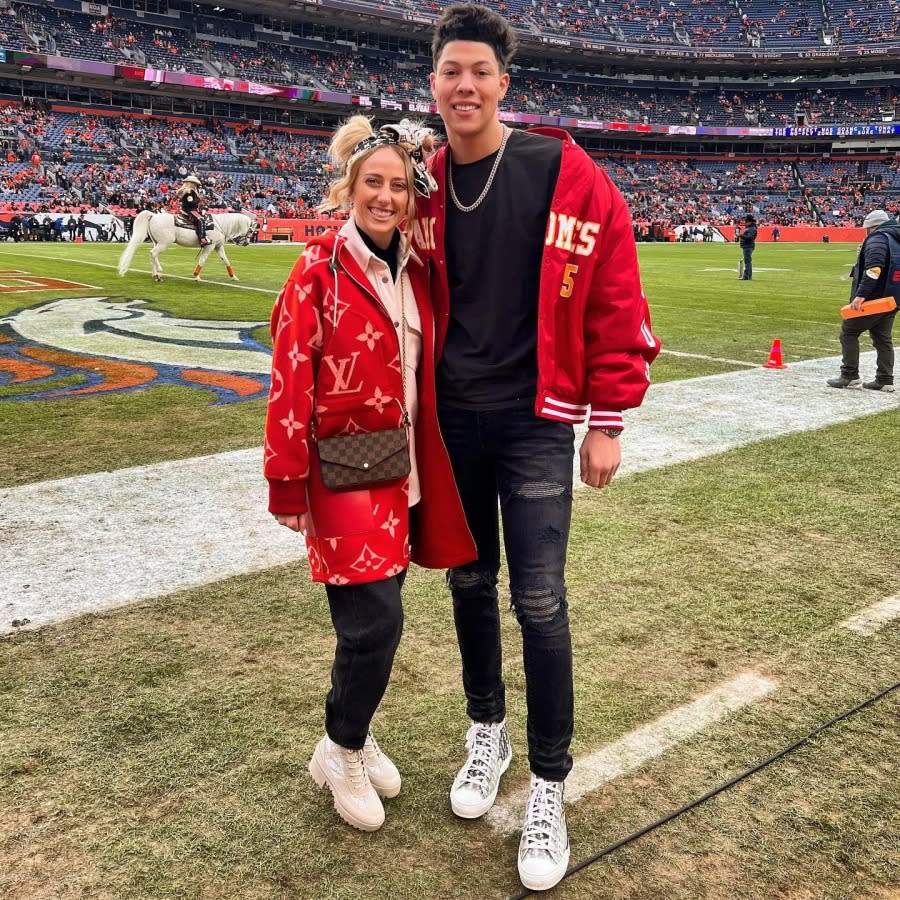 Brittany Matthews and Jackson Mahomes