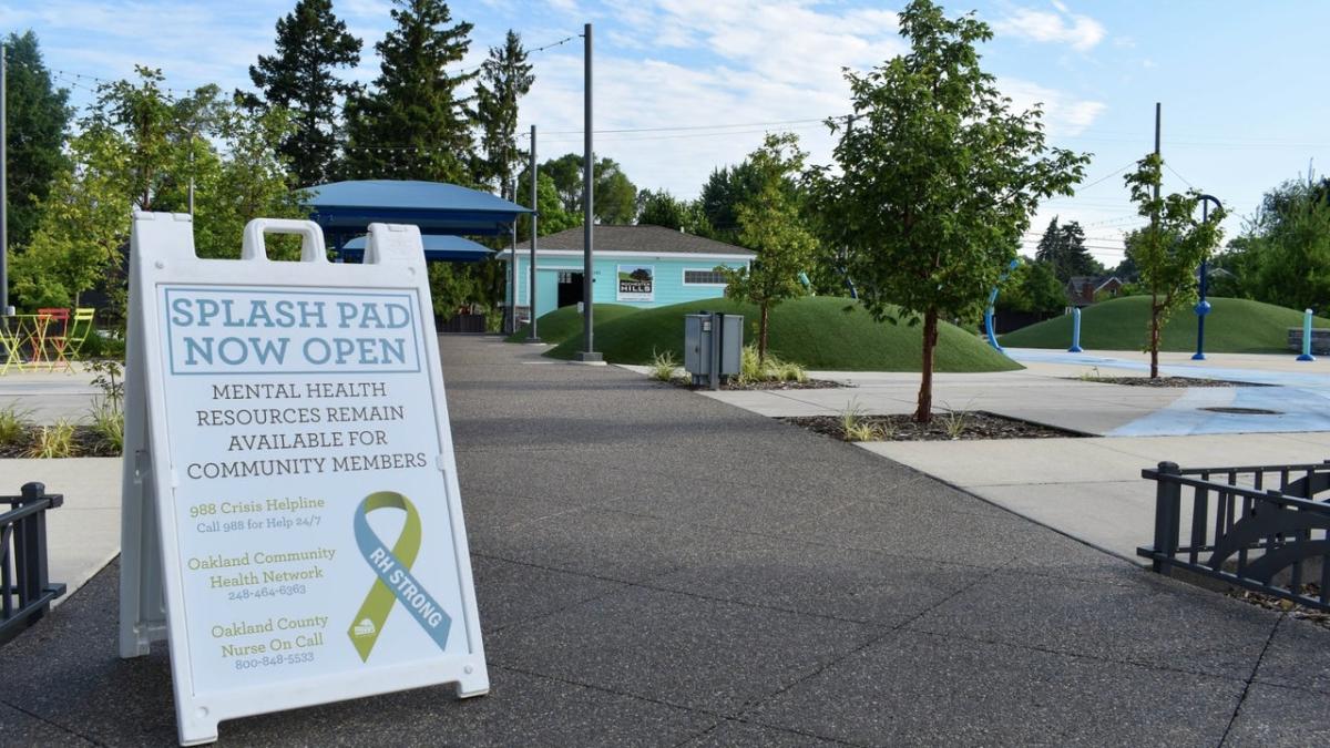 Rochester Hills splash pad reopens two weeks after shooting