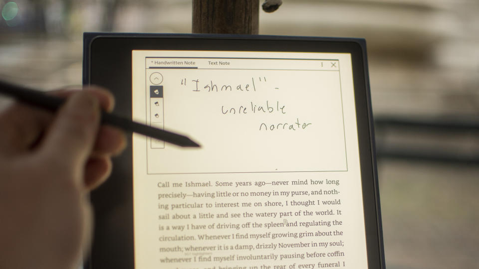 Amazon Kindle Scribe e-ink writing tablet