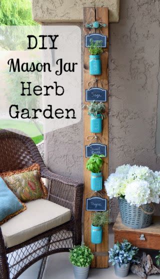 Make a Mason Jar Herb Garden