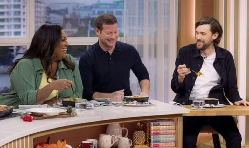 Jack Whitehall made the remark while chatting to hosts Alison Hammond and Dermot O'Leary (ITV)