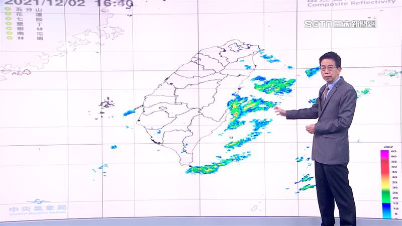 今日水氣集中在東部外海，各地大多陽光普照。