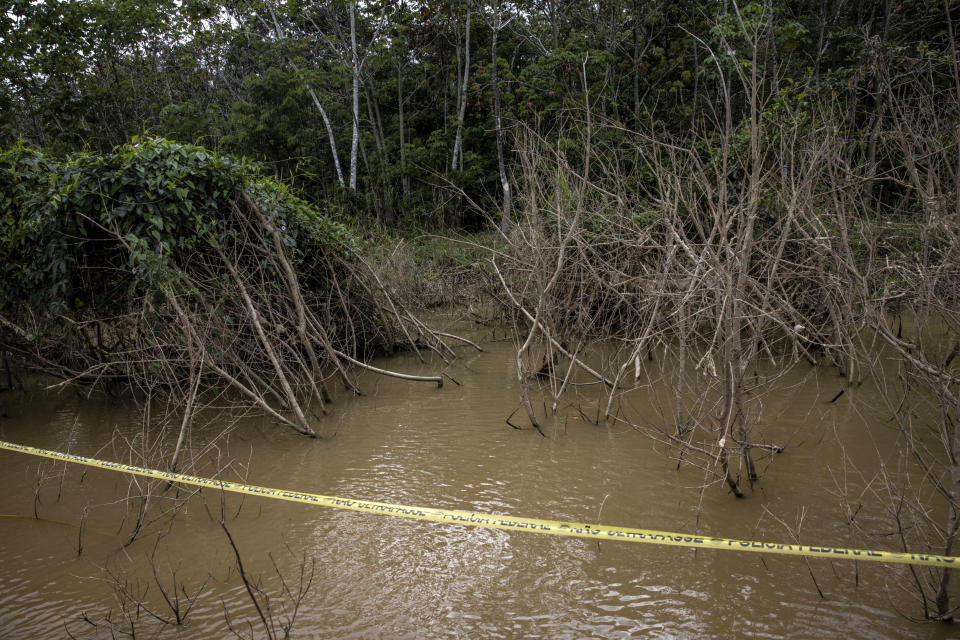 La policía busca los cuerpos de Bruno Pereira y Dom Phillips en Atalaia do Norte, Brasil, el 15 de junio de 2022. (Victor Moriyama/The New York Times).