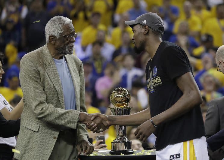 How many NBA Finals MVP awards does Bill Russell have? Why Celtics