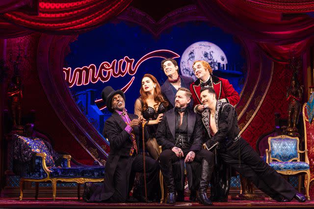 <p>Matthew Murphy/Boneau Bryan Brown</p> Cast of Moulin Rouge! The Musical on Broadway