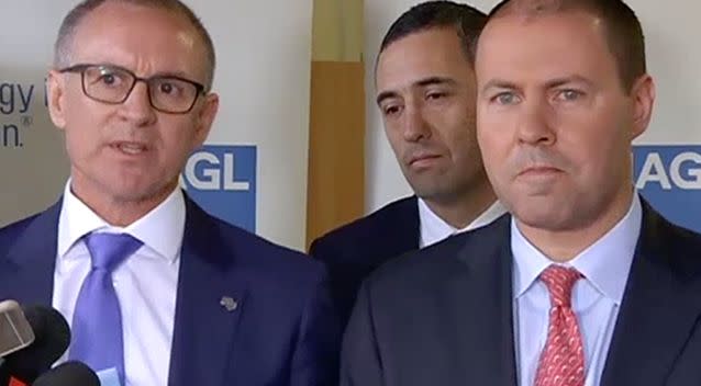 South Australian Premier Jay Weatherill unloads on Federal Energy Minister Josh Frydenberg. Photo: 7 News