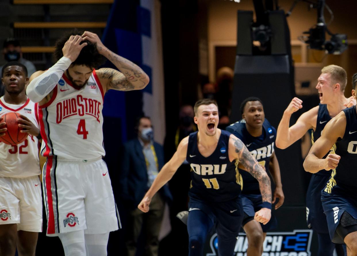 Oral Roberts upsets Ohio State