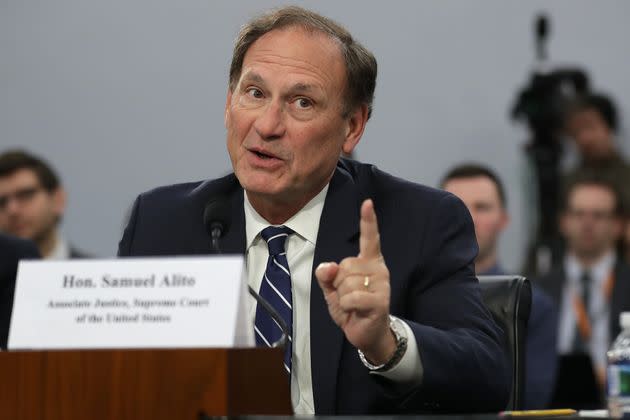 Supreme Court Justice Samuel Alito's leaked draft opinion overturning Roe v. Wade claims the court is giving the issue back to 