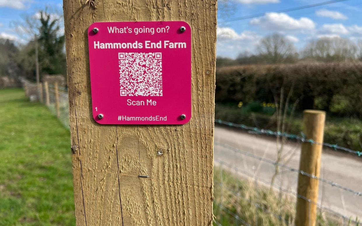 Farms are getting funding to install QR codes telling walkers which fields they cannot run through