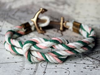 aquata arabella triton knot bracelet