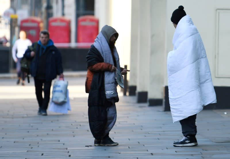 FILE PHOTO: Spread of the coronavirus disease (COVID-19) in London