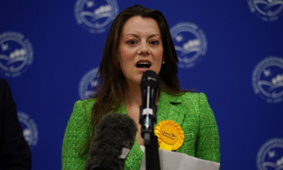 Newly-elected MP, Sarah Green, overturned a 16,000-majority in a constituency that had been Conservative since its creation in 1974.