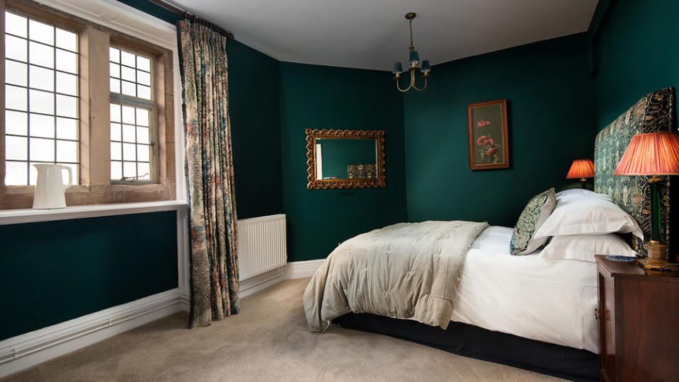 A bedroom in the Clock Tower