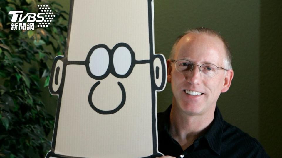 「呆伯特」（Dilbert）作者亞當斯。（圖／達志影像美聯社）