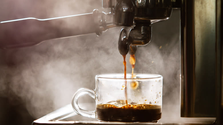 espresso brewing