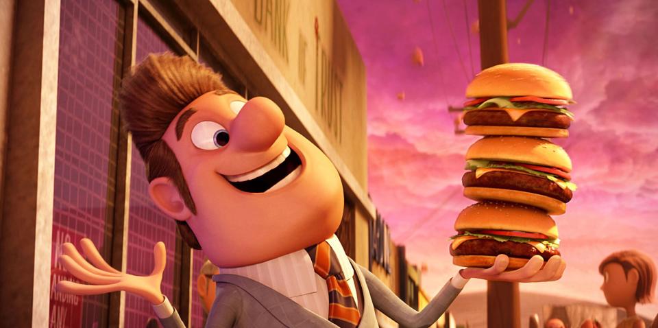 CLOUDY WITH A CHANCE OF MEATBALLS, Mayor Shelbourne (voice: Bruce Campbell)