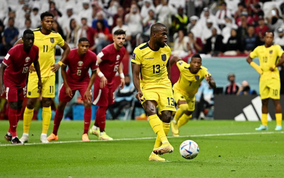 Enner Valencia kept his cool to slot home from 12 yards - Reuters/Dylan Martinez