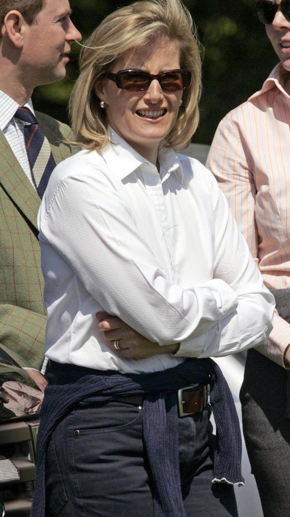 Duchess Sophie at the Royal Windsor Horse Show in 2005