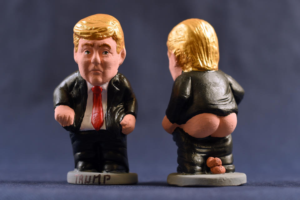 Los caganers de Trump y Biden en la recta final hacia las elecciones