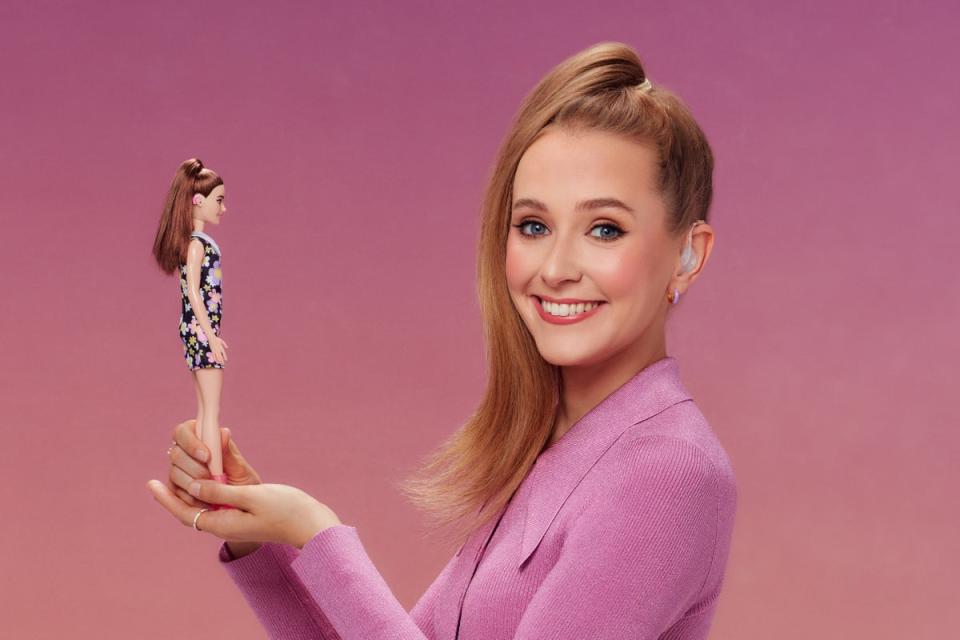 The actress unveiled the first Barbie doll with hearing aids this year (Mattel/PA)
