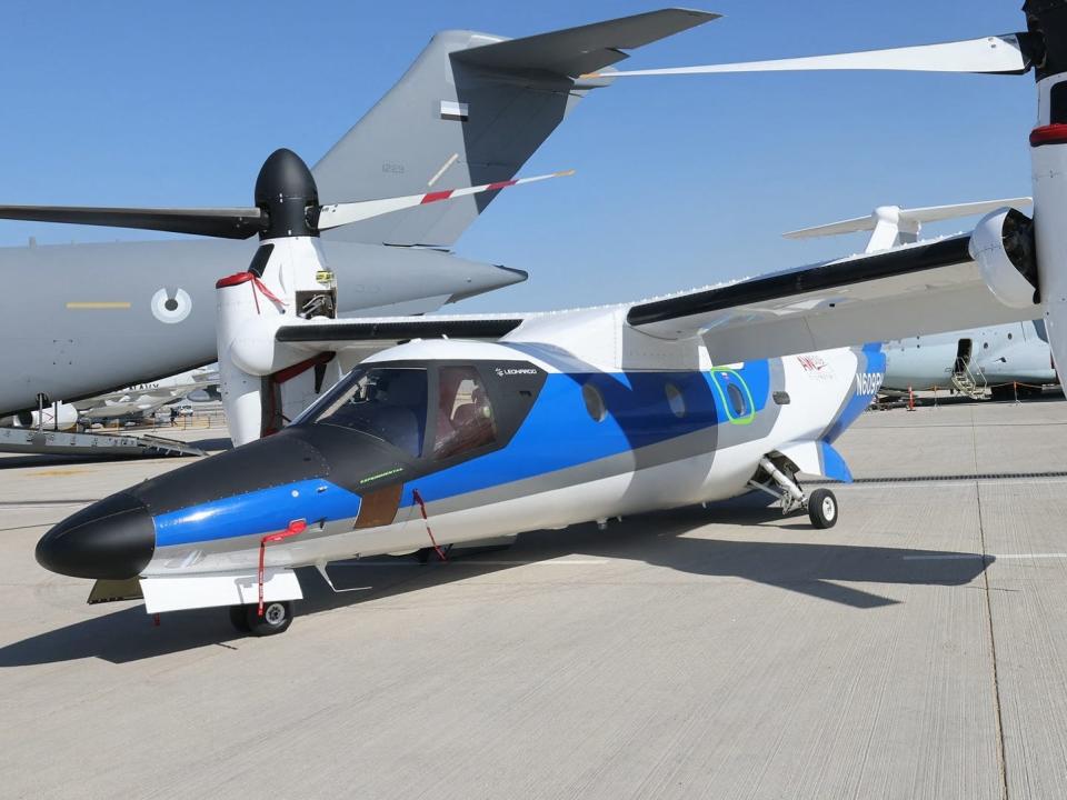 Leonardo AW609 Tiltrotor Dubai Airshow 2021