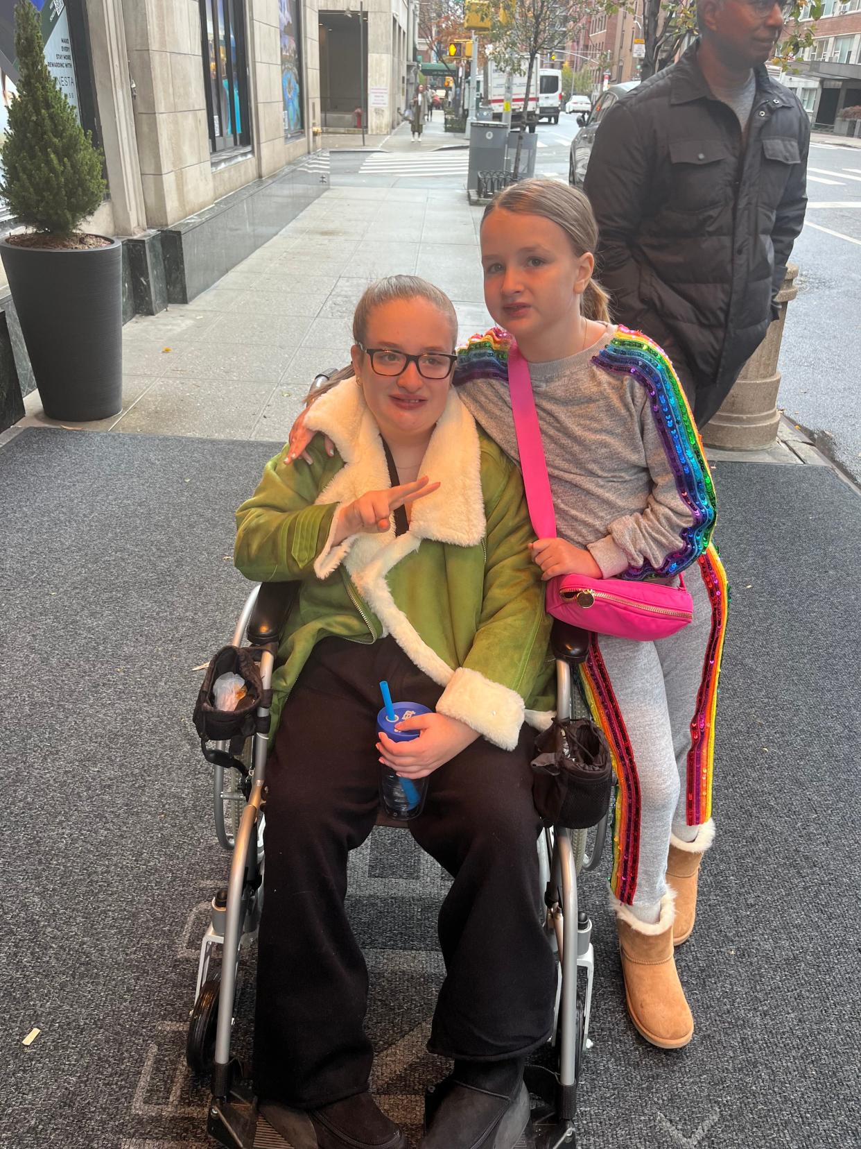 Belle and Abby Andrews were diagnosed with Niemann-Pick type C1 in 2016, when Abby was 18 months old and Belle was about to turn 6. The disease has caused Belle to lose the ability to walk, but she has outlived the predicted life span because of research.