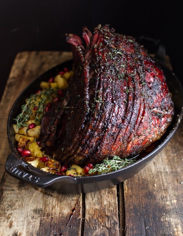 <strong>Get the <a href="https://www.halfbakedharvest.com/chipotle-pineapple-jerk-glazed-ham/" target="_blank">Chipotle Pineapple Jerk&nbsp;Glazed Ham recipe</a>&nbsp;from&nbsp;Half Baked Harvest</strong>