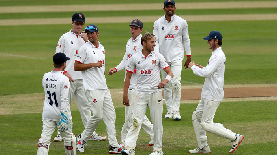 Essex players, pictured here celebrating a wicket during the final of the Bob Willis Trophy.