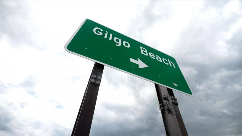 PHOTO: Gilgo Beach, New York sign is pictured on Ocean Parkway. (ABC News)
