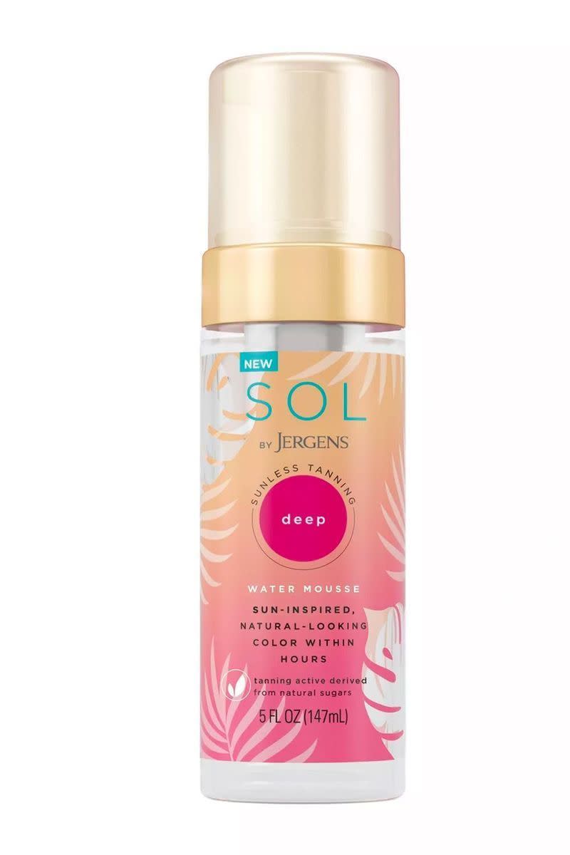 2) SOL by Jergens Medium Water Mousse