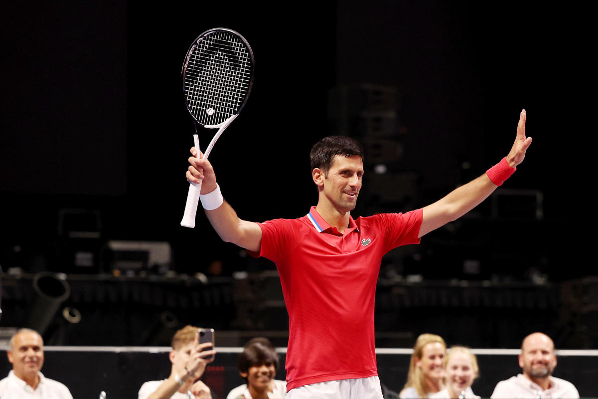 Novak Djokovic wins his first match of 2022 at Dubai Championship, making  return after Australian Open visa saga - ABC News