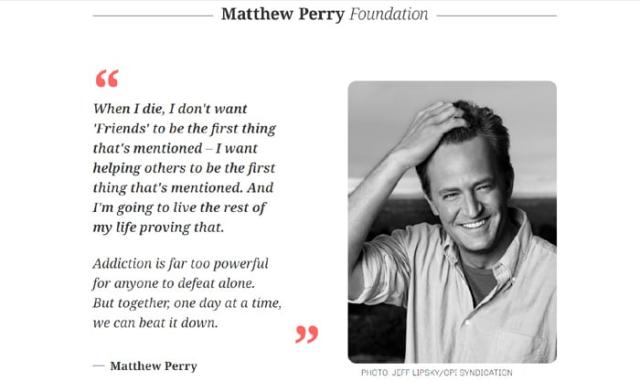Matthew Perry, el actor de Friends, lanzó un libro con sus memorias