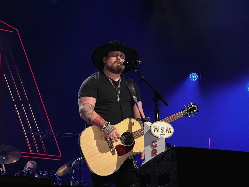 Jesse Keith Whitley performs at Grand Ole Opry, Oct. 14, 2023