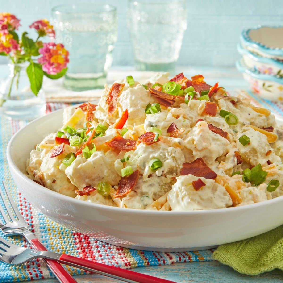 easter side dishes loaded baked potato salad