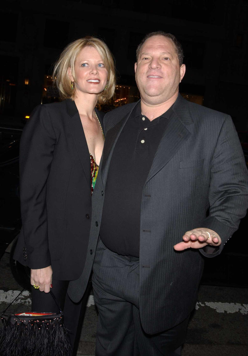 Eve Chilton and Harvey Weinstein in April 2002. (Photo: Getty Images)