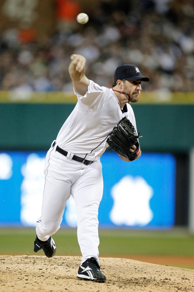 Detroit Tigers pitch Justin Verlander against New York Yankees in