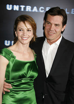 Diane Lane and Josh Brolin at the Los Angeles Premiere of Screen Gems' Untraceable